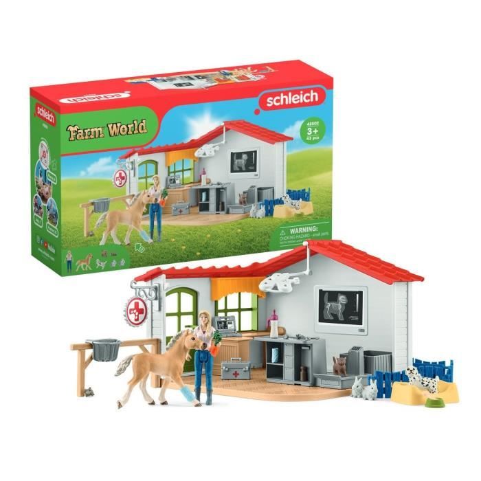 schleich Cabinet vétérinaire avec animaux Neuf - vue 4