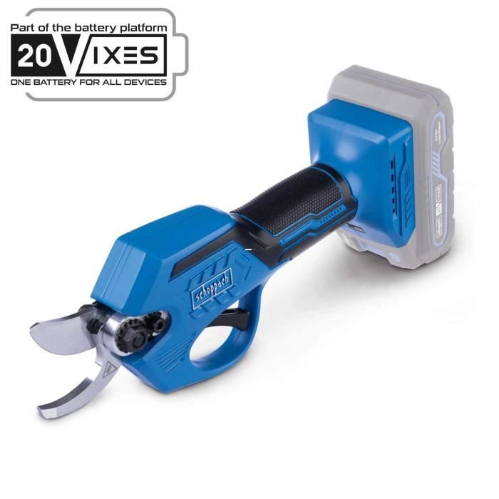 Scheppach Sécateur sans fil BC-PRS28-X - 28 mm de coupe - sans batterie ni chargeur