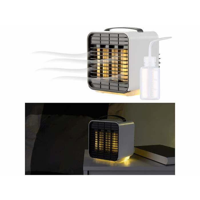 Rafraîchisseur dair portable - Sichler Haushaltsgeräte - LW-100 - 3 vitesses - Mode brise - Autonomie 5h - Sichler Haushaltsgerate