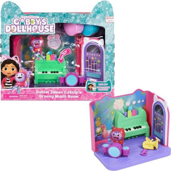 Gabby et la Maison Magique - Playset Deluxe La Salle de Musique de