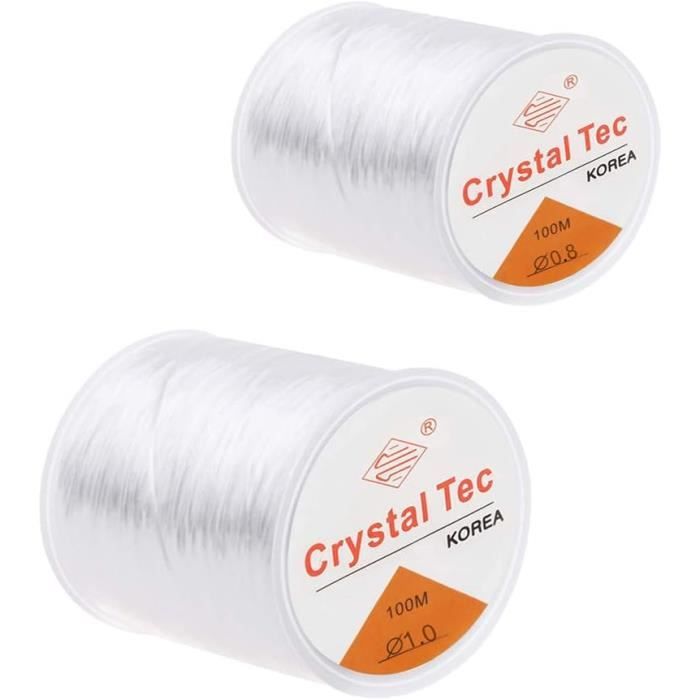 Fil elastique pour bracelet Fil Élastique Transparent,Fil pour bracelet