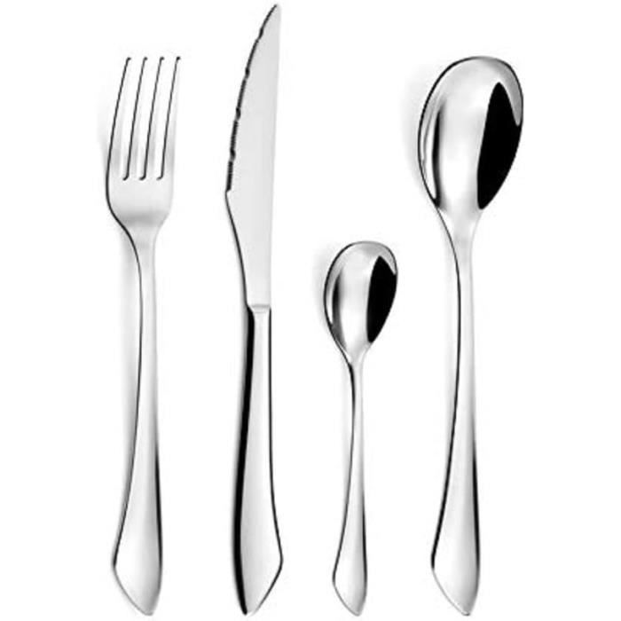 Ménagère MURVAL 24 Pièces En Inox - Service De Table Complet