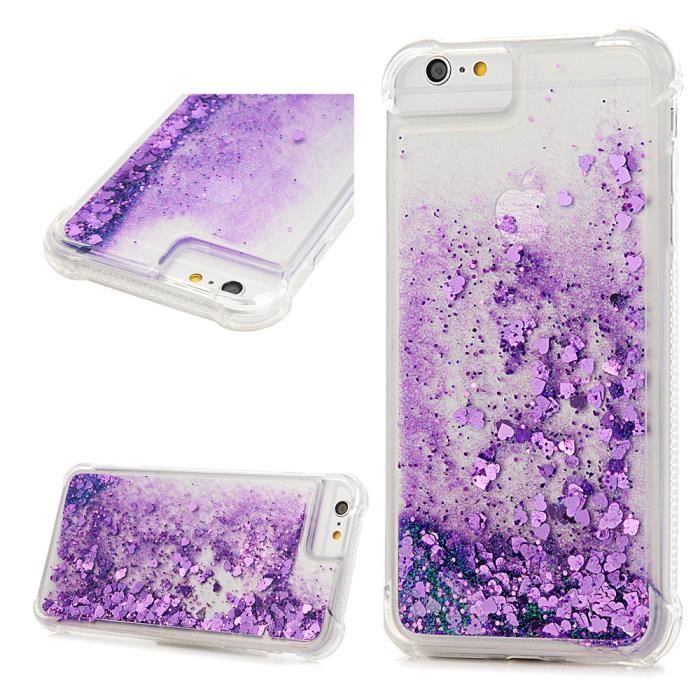 coque iphone 6s silicone paillette