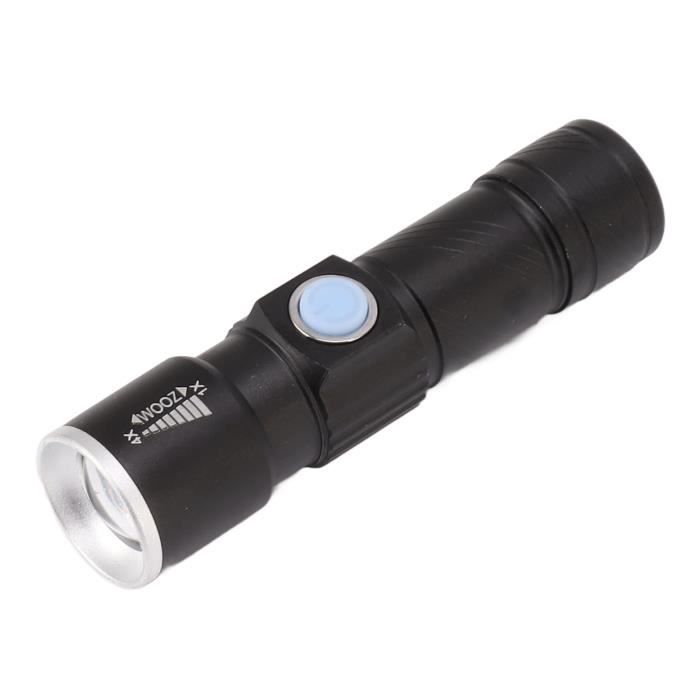 tmishion détecteur de lumière noire portable lampe de poche uv usb 395nm led détecteur de lumière noire ultraviolette pour la