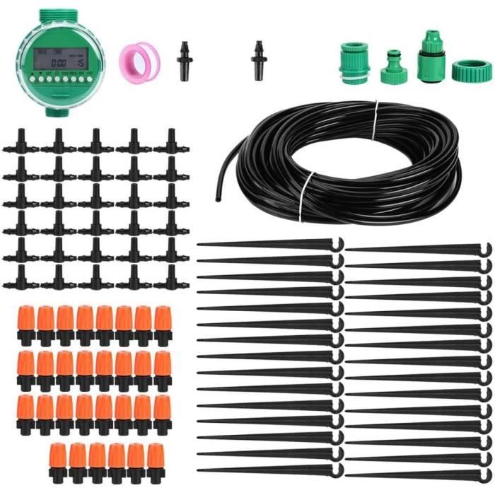 5M/15M/25M DIY Kit Micro Irrigation Goutte à Goutte Irrigation De Jardin Automatique Darrosage De