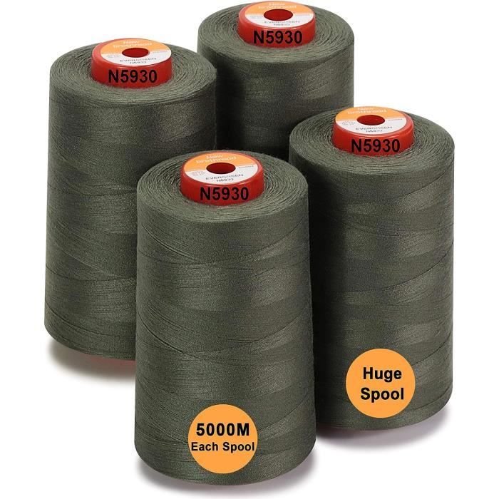 Lot De 72 Fils à Coudre Polyester 227m - Bobines Multicolores Pour Couture Main Et Machine