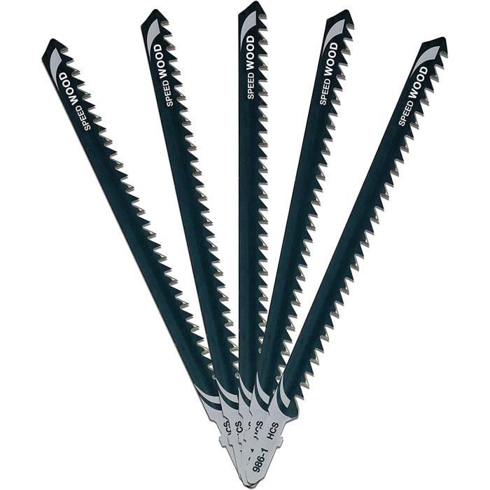 Lames De Scie Sauteuse DeWALT DT2169QZ - Lot De 5 - Pour Bois, Métal, Plastique - Tige En T