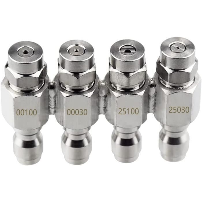 Toddmomy Valve 3/8 Acier Inoxydable Pour Nettoyeur Haute Pression - Robinet Connexion Rapide