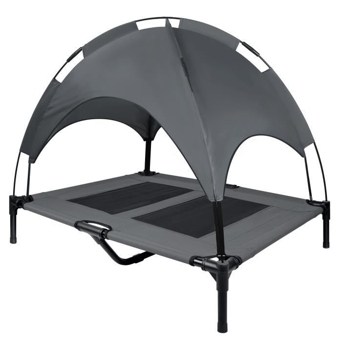 Meilleurs prix pour UISEBRT Lit pour Chien, Lit Surélevé pour Animaux de Compagnie, Couchette et Meubles pour Chat, Jusqu'à 50 kg(L, 92 x 76 x 92 cm)