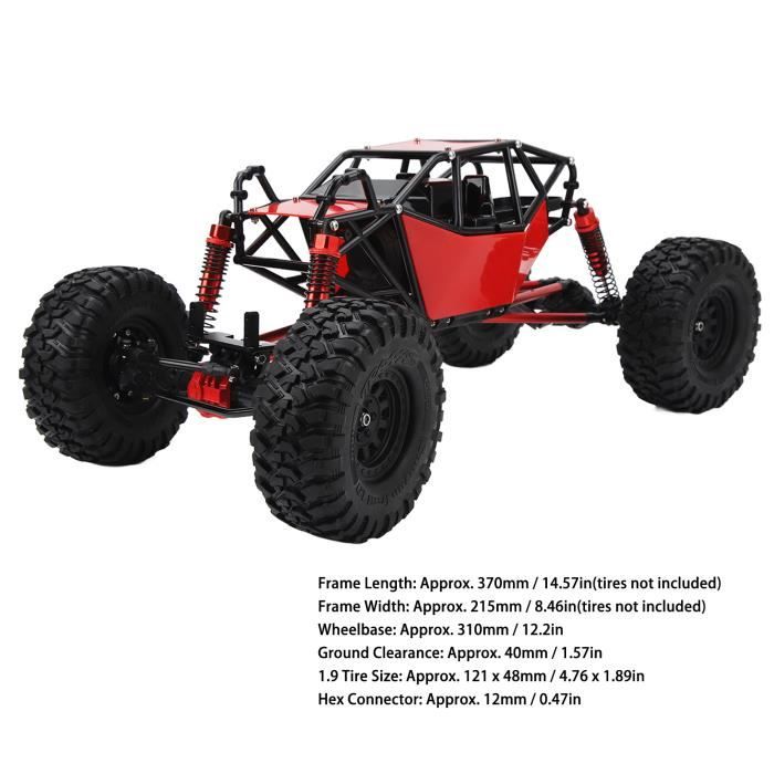 DUO Voiture T?�l?�command?�e RC V?�hicule 1/10 4WD RC Grimpeur En Stock - Cdiscount Jeux - Jouets