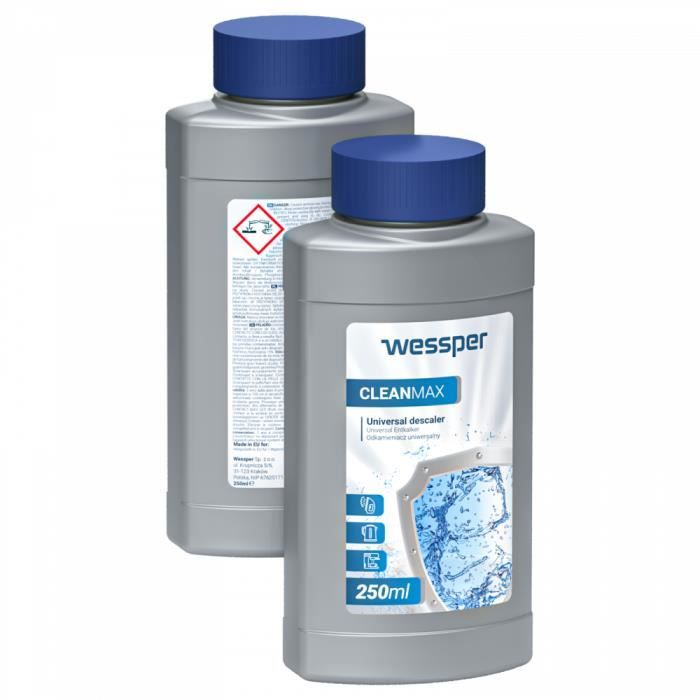 Wessper Détartrant Liquide Machine à Café 250ml - Compatible avec