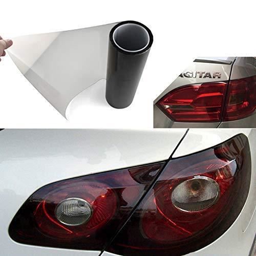 Film Vinyle Teinté Phares Voiture Riloer - 30cm X 180cm Noir Clair - Protection Feux Et Antibrouillards