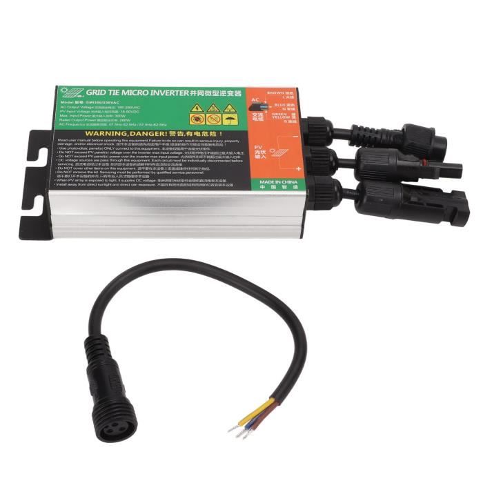 Micro-onduleur solaire – YOSOO – 300W – 230V – Étanche – MPPT – Sinusoïdal