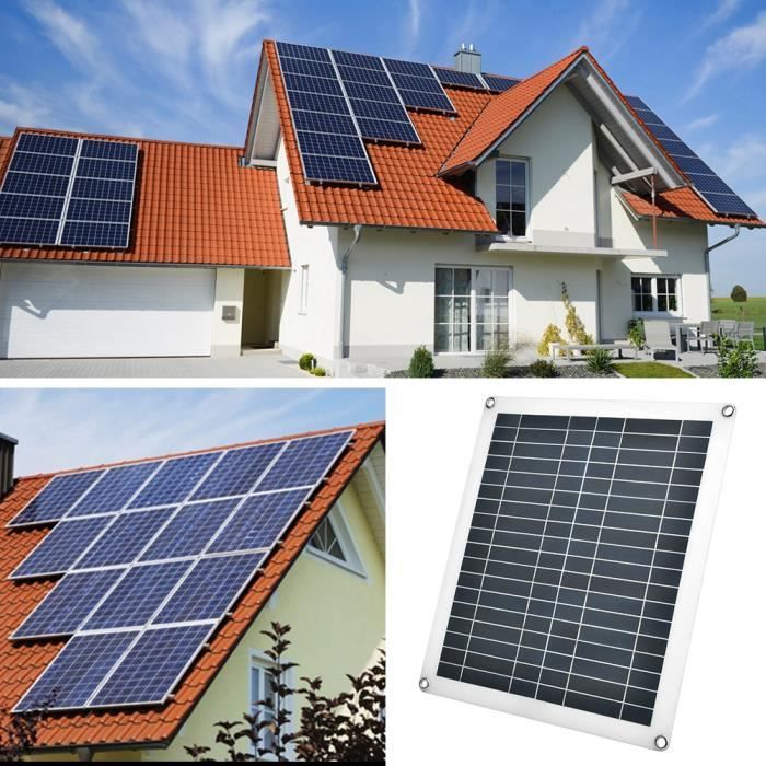 YINGGUANG Panneau Solaire 12 V Flexible 100 W - 12 V - Ultra Léger