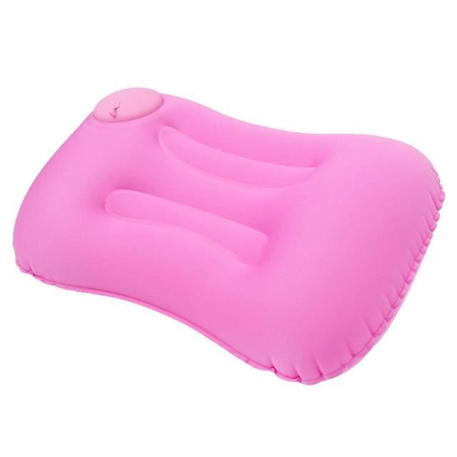 DIELIANHUA 2 Oreillers Gonflables De Camping – Ultra-légers, En PVC Tissu Floqué, Pour Plage, Voyage, Bureau, Soutien Lombaire