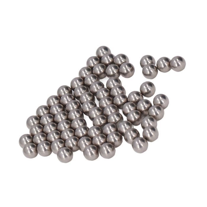 Zerone Billes de roulement en acier 6mm 1000 pièces billes de roulement en acier petits