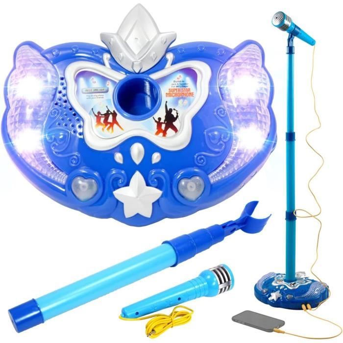 MINI KARAOKÉ BLUETOOTH Pour Enfant Avec Microphones Sans Fil Pour Filles Garçons EUR 26,99 - FR