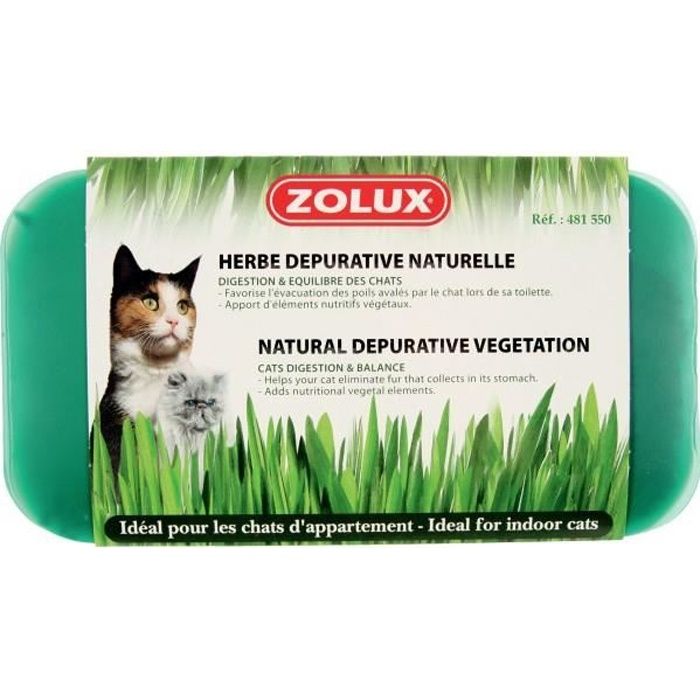 Herbe A Chat Depurative Naturelle Cdiscount Animalerie