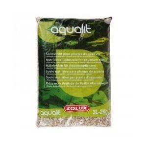 Substrat minéral pour aquarium - Zolux - Aqualit - 12 L - Sans calcaire - Enrichi en oligo-éléments