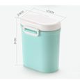 boîte à lait,Boîte portable grande capacité pour lait en poudre pour bébé avec distributeur en plastique, rose-1