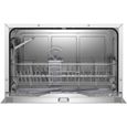 Lave-vaisselle compact pose libre BOSH SKS51E32EU SER2 - 6 couverts - Induction - L55cm - 49dB - Blanc-1