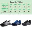 Basket Homme - FONDUPIN - Chaussures de Sport pour Hommes - Blanc - Textile - Lacets-1