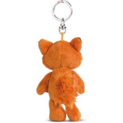 Porte-clés Peluche Monstre Rouge - Jouet Doudou, Accessoire Sac à Dos, Cadeau Mignon
