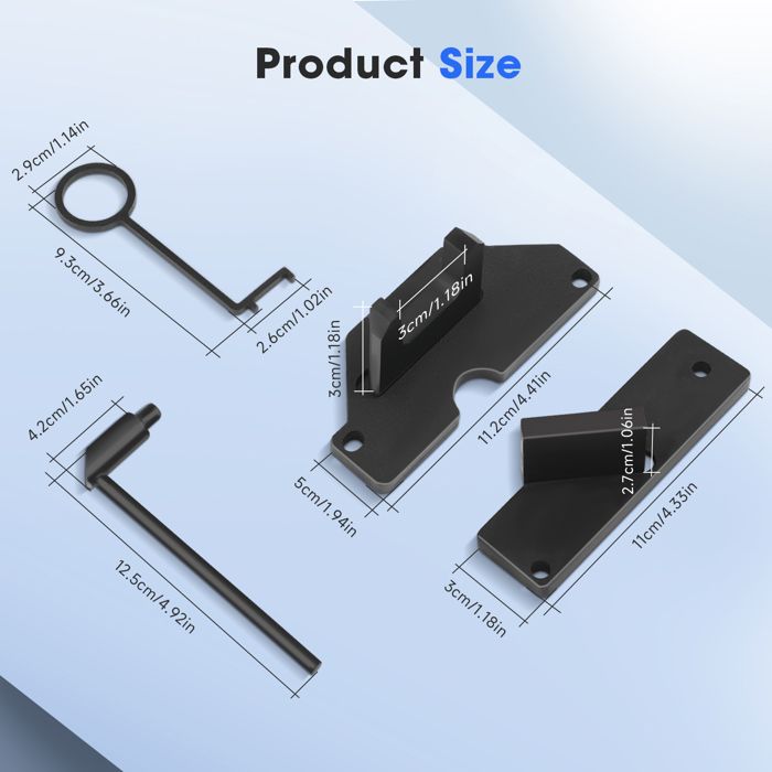Kit De Calage Moteur 5 Pièces Lalago - Outils Réglage Courroie Distribution Pour Peugeot, Citroën, Opel, Toyota 1.0/1.2 VTi