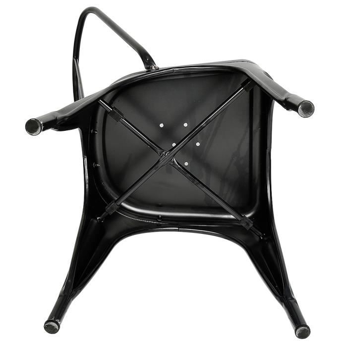 Chaise de Salle à Manger en Métal Velours Côtelé Eloise