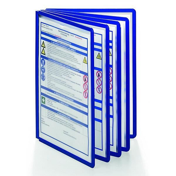 Durable Pochette transparente avec cadre plastique pour format A4 lot de 10 bleu kit de pochettes transparentes kits de Cdiscount Beaux Arts et Loisirs creatifs