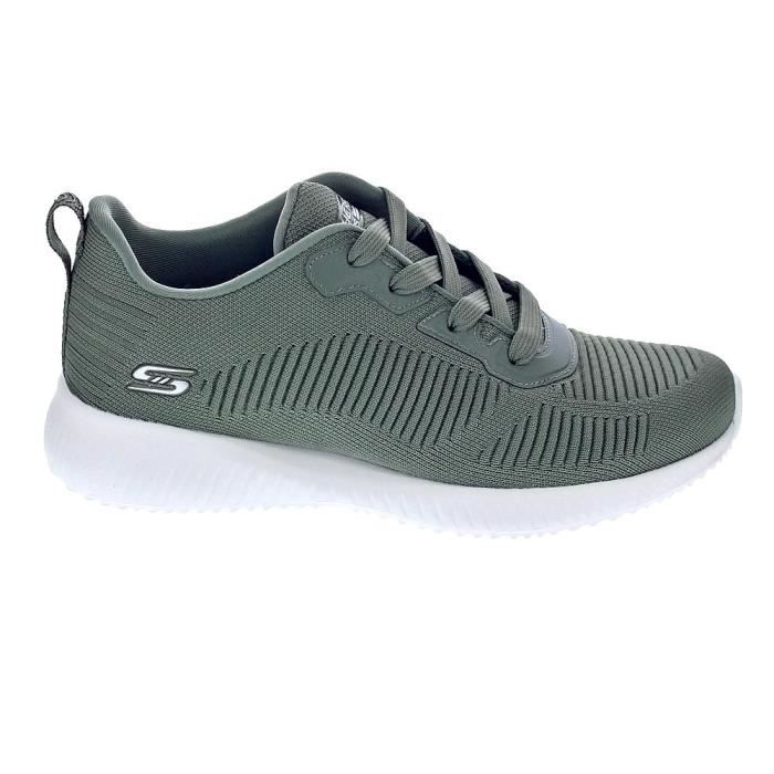 Baskets basses SKECHERS 32504 Femme Vert Lacets Plat
