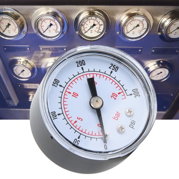 Manomètre 50mm Dial 1-8 BSPT Bottom Connection For Air Water Oil Gas (0
