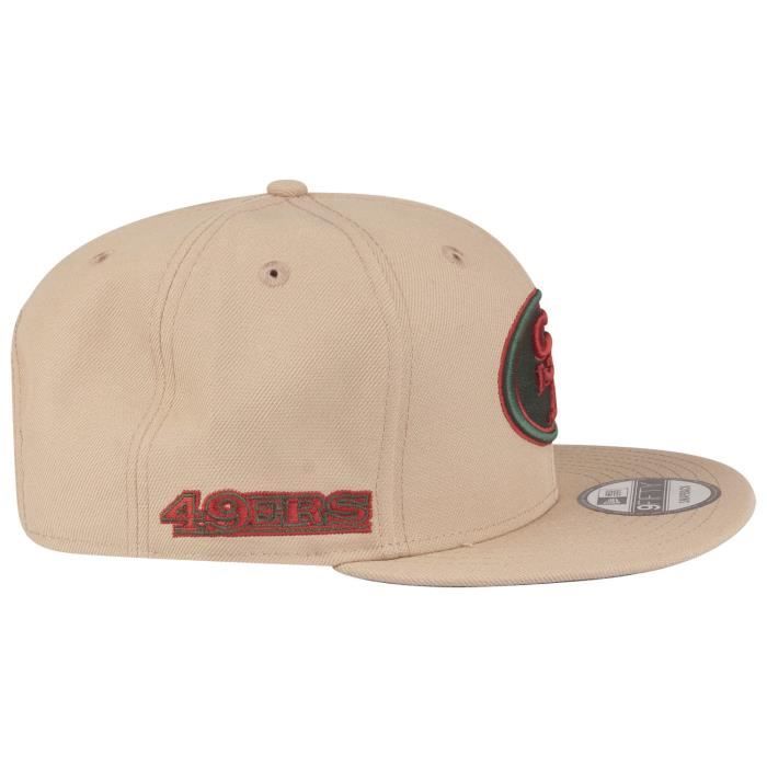 Casquette snapback vintage des San Francisco 49ers Jagged Edge Drew Pearson - extrêmement rare - rouge - vert sous le bec - taille unique - livraison gratuite - Canada