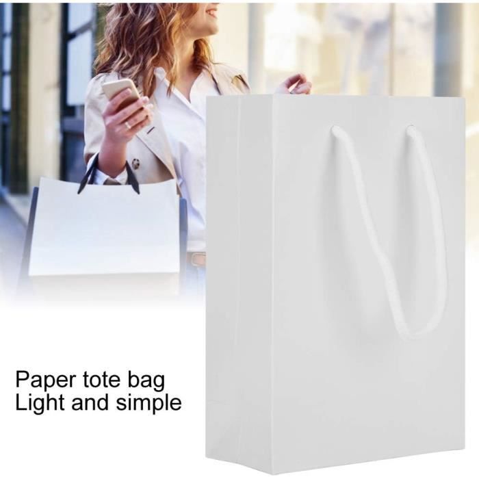 10Pcs Sacs De Transport En Papier Sacs-Cadeaux En Papier Kraft Sac En  Papier Cadeau Sac À Main Outils D'Emballage Avec Poigné[H4030] - Cdiscount  Beaux-Arts et Loisirs créatifs