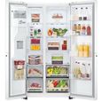 Réfrigérateur américain LG GSLV70SWTF Blanc-2