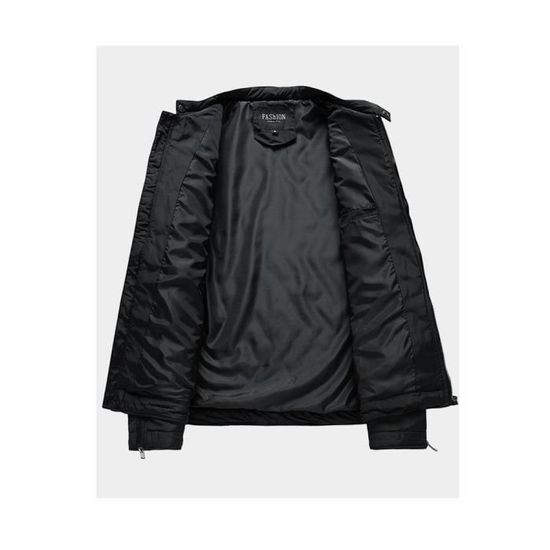 Generisch Veste coupe-vent pour homme - Veste d'extérieur chaude pour le sport - Pour la course à pied - Élégant - Veste à capuche - Pour l'extérieur - Fine - Coupe-vent