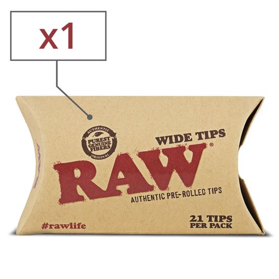 Filtre carton Raw pré-roulé x 1