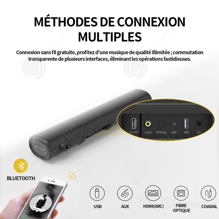 Barre de son haute puissance 4,1 canaux LG SNH5 600W avec DTS Virtual