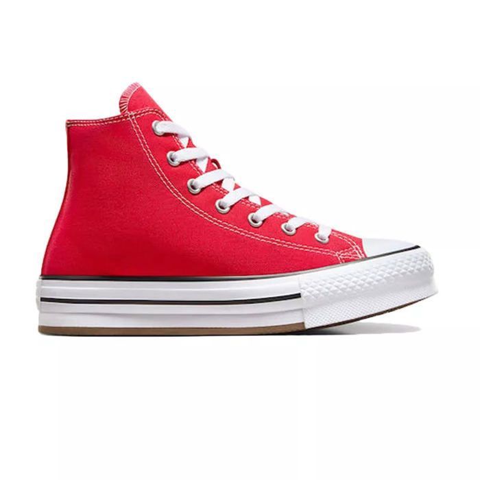 Baskets Rouges Fille/Femme Converse Chuck Taylor All Star Eva Lift