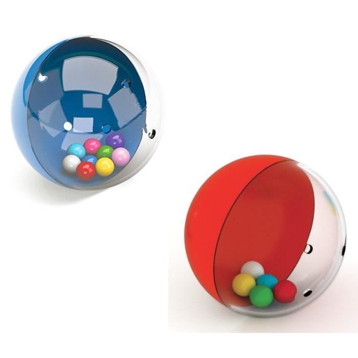 WEofferwhatYOUwant 6 Balles De Rechange Sonores 4,5 Cm - Circuits à Billes Montessori Bébé