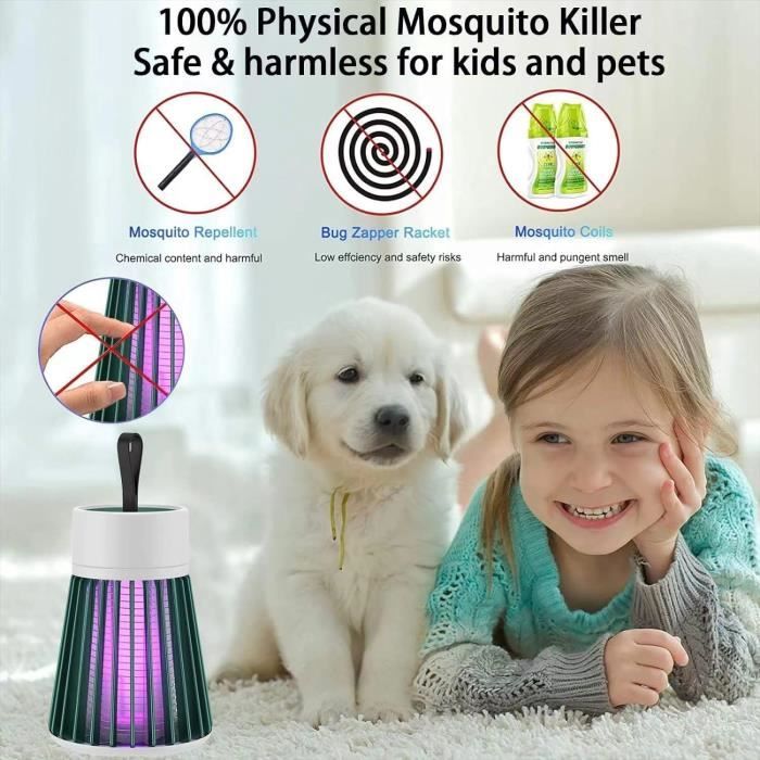 Lampe Anti-moustiques Osmo Zapplite – Intérieur & Extérieur – Portée 100 M² – USB – Sans Produits Chimiques – Tue-mouches électrique UV - 4
