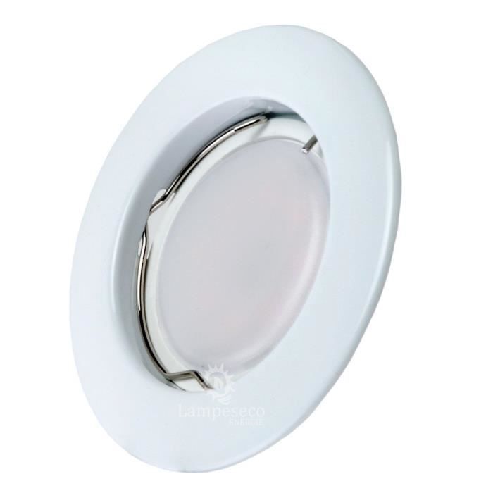 Lot De 12 Spots LED Encastrables Complets - 5W (équiv. 50W), Blanc Neutre, Neuf