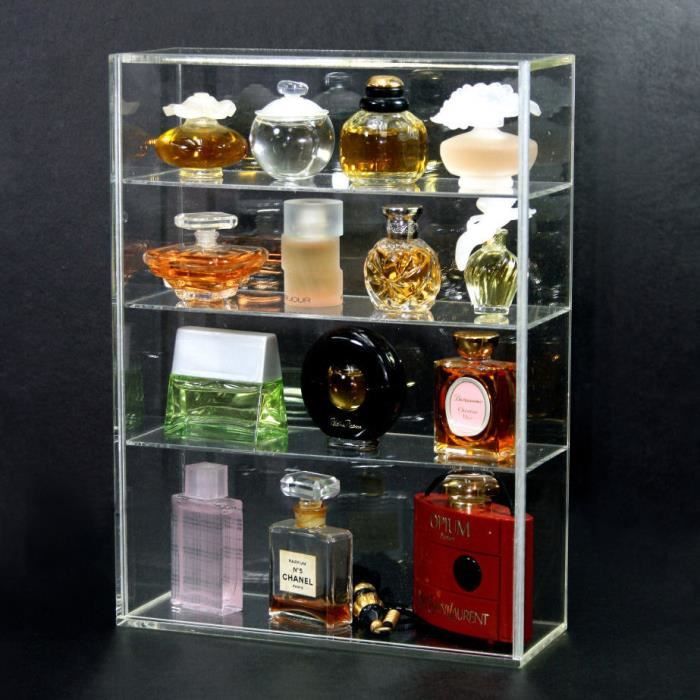 Boîte de Vitrine en Acrylique de Quatre Couches Porte Coulissante pour Mini  Bouteille de Parfum - Cdiscount Beaux-Arts et Loisirs créatifs