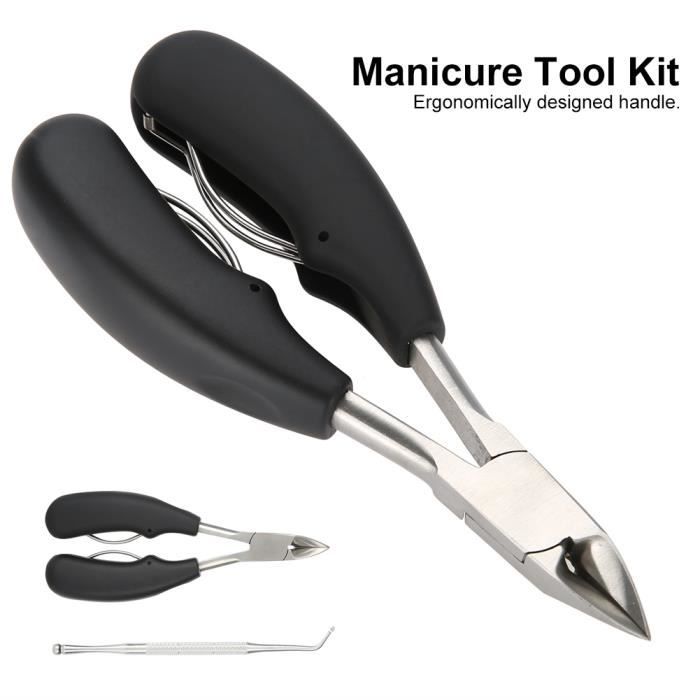 Coupe-ongles Professionnel En Acier Inoxydable - Lame Fine Et Pointue - 12 Cm - Neuf