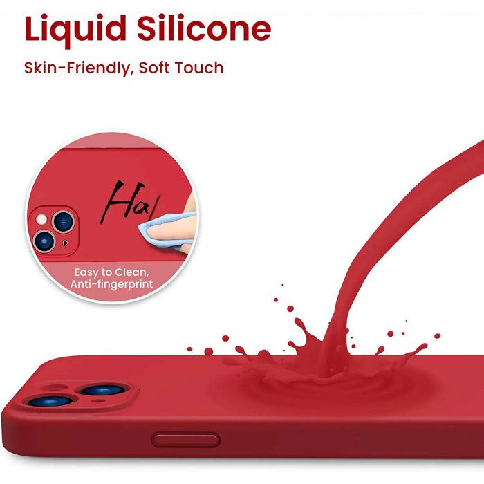 Coque Silicone Little Boutik Rouge Pour IPhone 14 Pro - Neuf, Emballé, Protection Souple