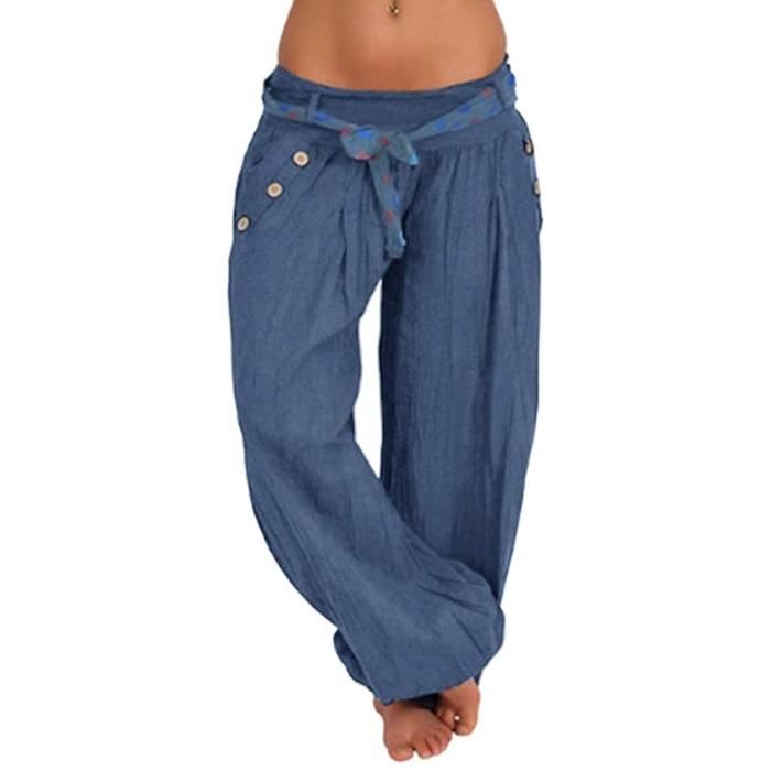 Sarouel D’Été Femme Bloomers Harem Taille Unique 38-44 – Ultra Confort & Style