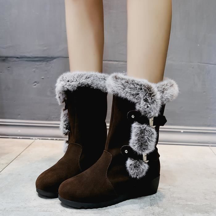 chaussures bottes neige femme