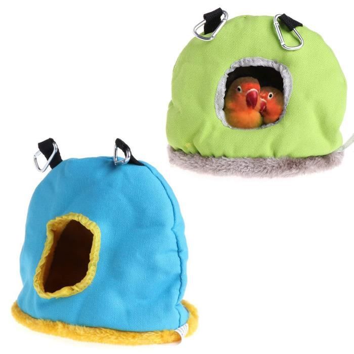 Nid Douillet En Peluche Pour Oiseaux - Hamac D'hiver Pour Cage | Repos, Nidification, Jeu - 4