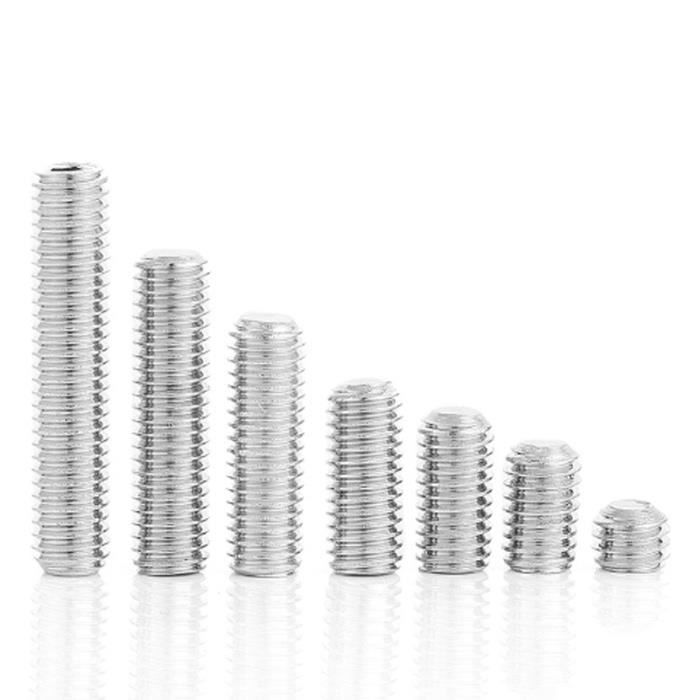 Lot de 20 vis à tête hexagonale M8 x 35 en acier inoxydable 304 Lot de 20 vis à tête hexagonale M8 x 35 en acier inoxydable 304