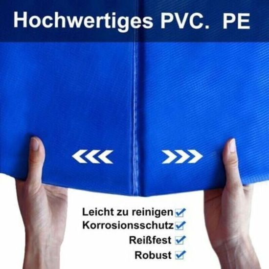 ULTRAPOWER SPORTS Housse de rebord de trampoline 305 cm, couverture de ressorts, protection des bords, résistante aux UV, indéchirable, accessoire de trampoline couleur bleu, 30 cm de large